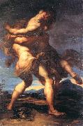FERRARI, Gaudenzio Hercules and Antaeus fdh oil painting reproduction